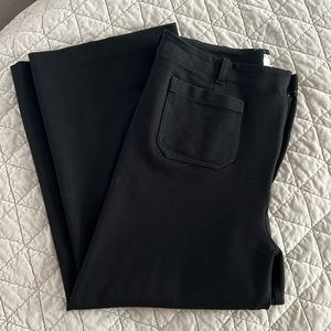 ANTHROPOLOGIE Colette cropped wide-leg ponte pants 16/33